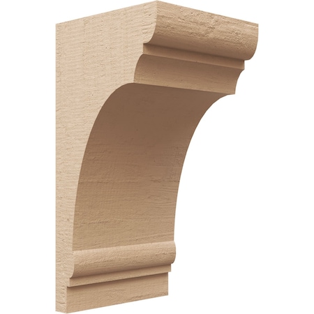 9in. W X 9in. D X 18in. H Series 2 Wide Hughes Rough Cedar Woodgrain TimberThane Corbel, Primed Tan